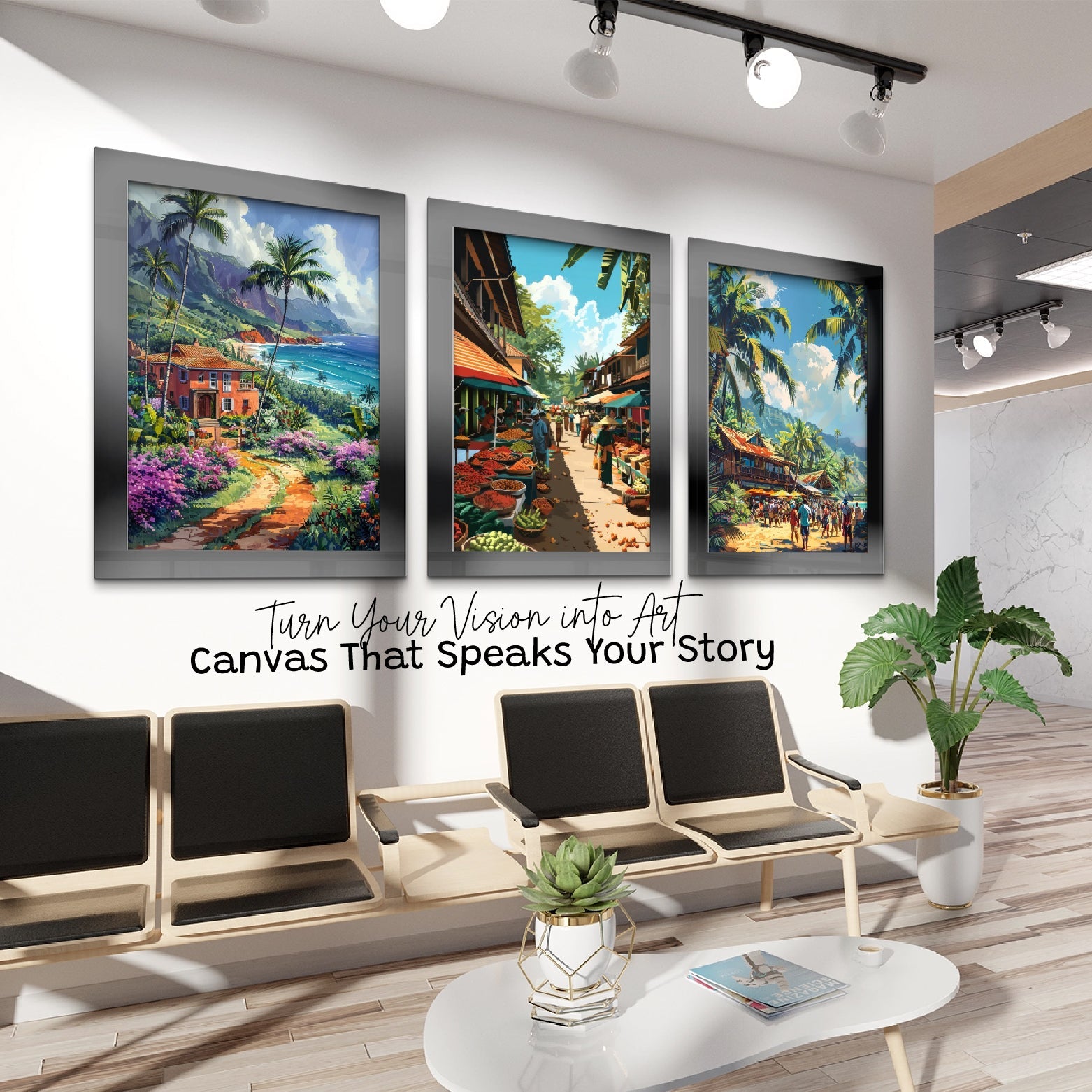 Canvas Paintings (your own picture or design)