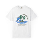 Guadelaoupe Island Unisex Garment-Dyed T-Shirt - Tropical Vibes Tee