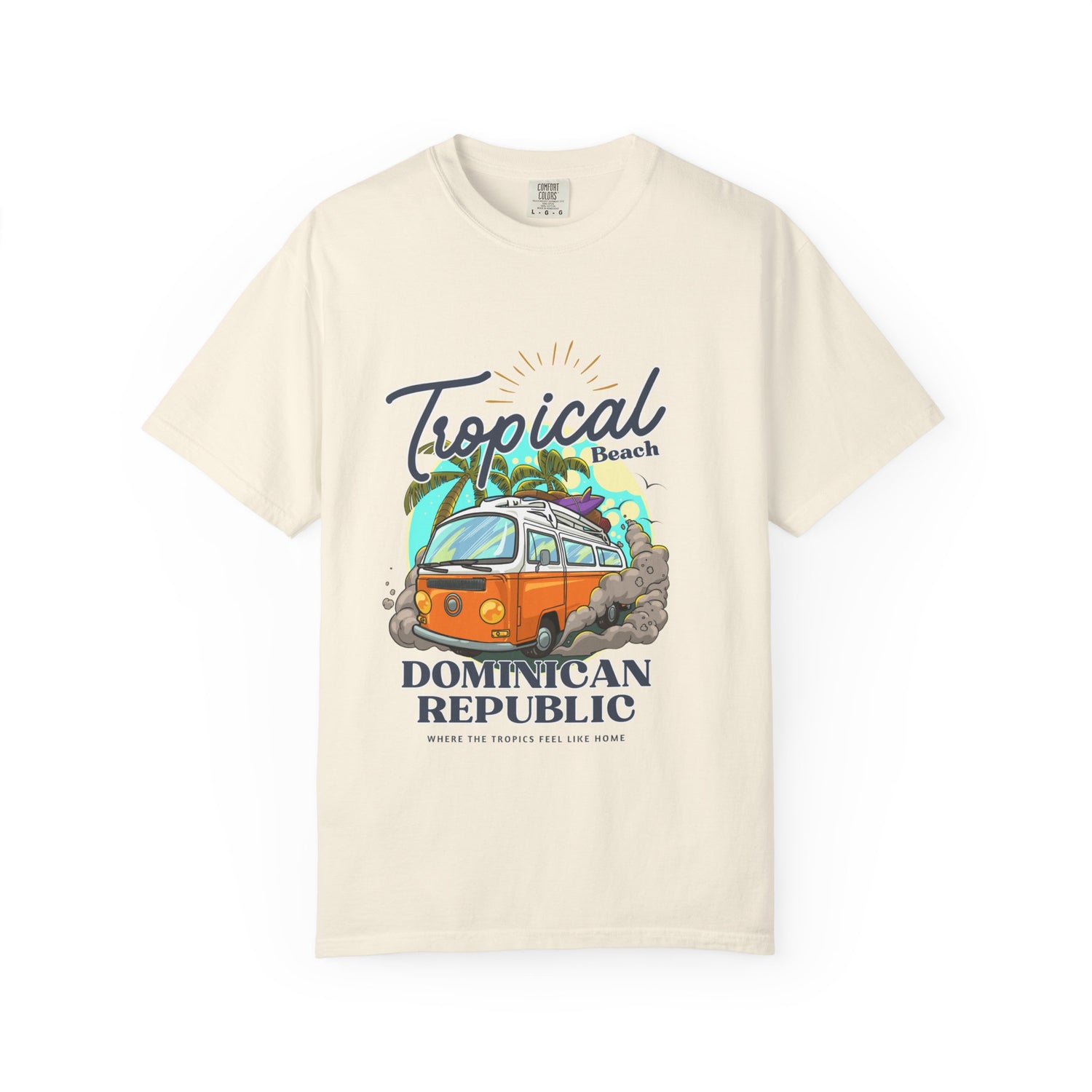 Tropical Beach Unisex T-Shirt - Dominican Republic Adventure Graphic Tee