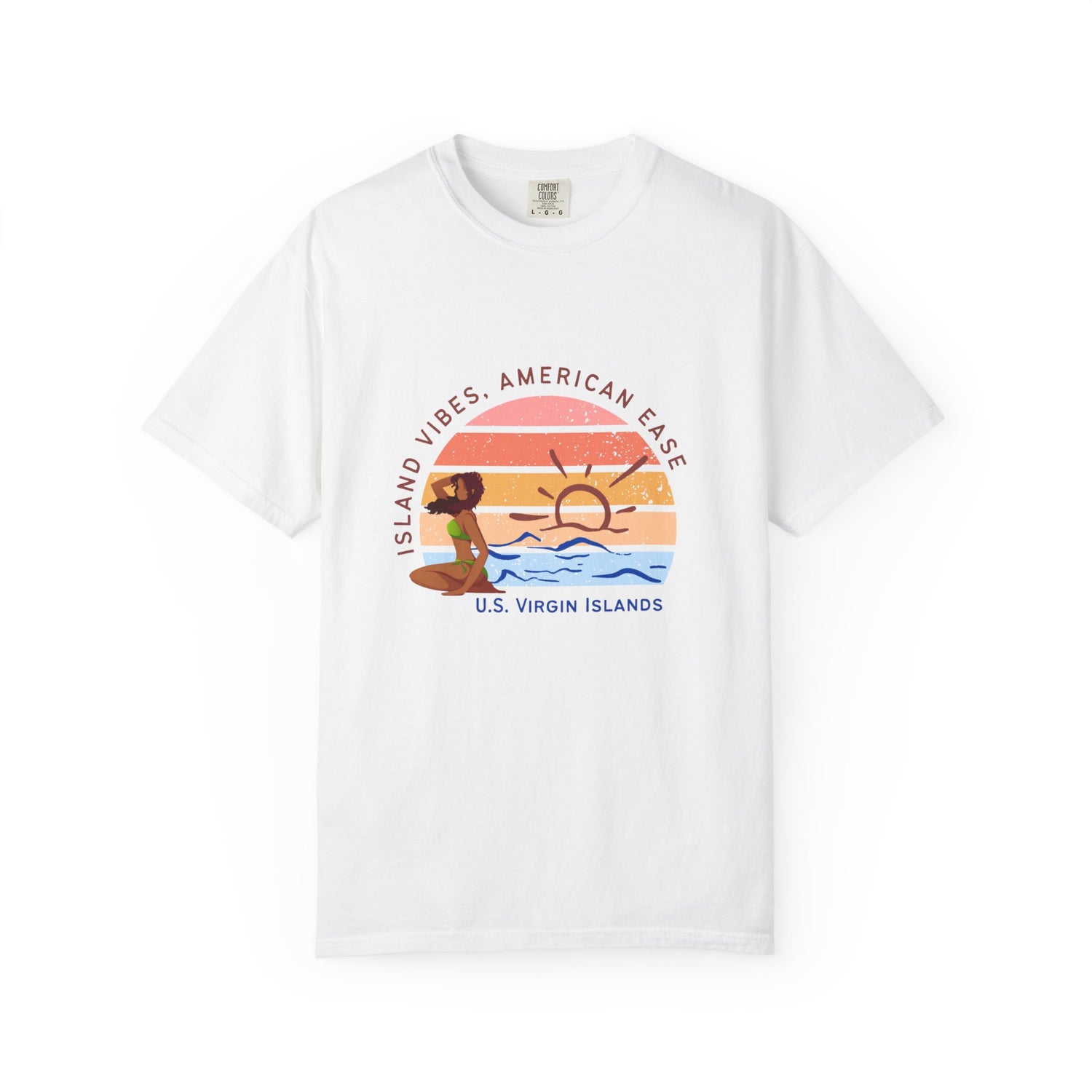 U.S. Virgin Islands T-Shirt, Island Vibes Unisex Tee | Relaxed Fit, Perfect for Beach Days, Gift for Travelers, Summer Wardrobe Essential, Casual Outfit