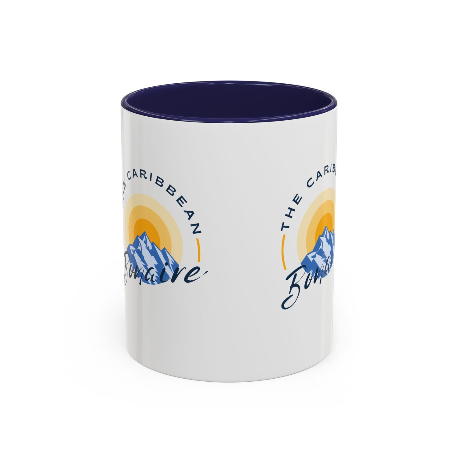 The Caribbean Vibes Accent Bonaire Coffee Mug | Dreamy Mountain Design for Coffee Lovers