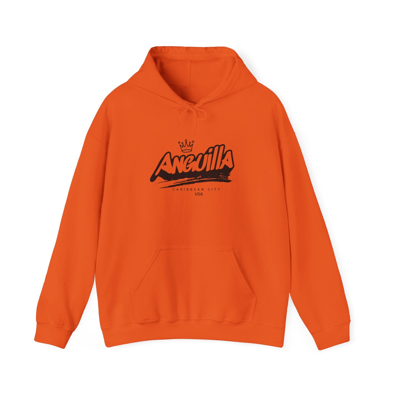 Anguilla Graphic Unisex Hoodie - Relaxed Beach Vibe