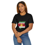 Suriname Map Flag Unisex Jersey T-Shirt