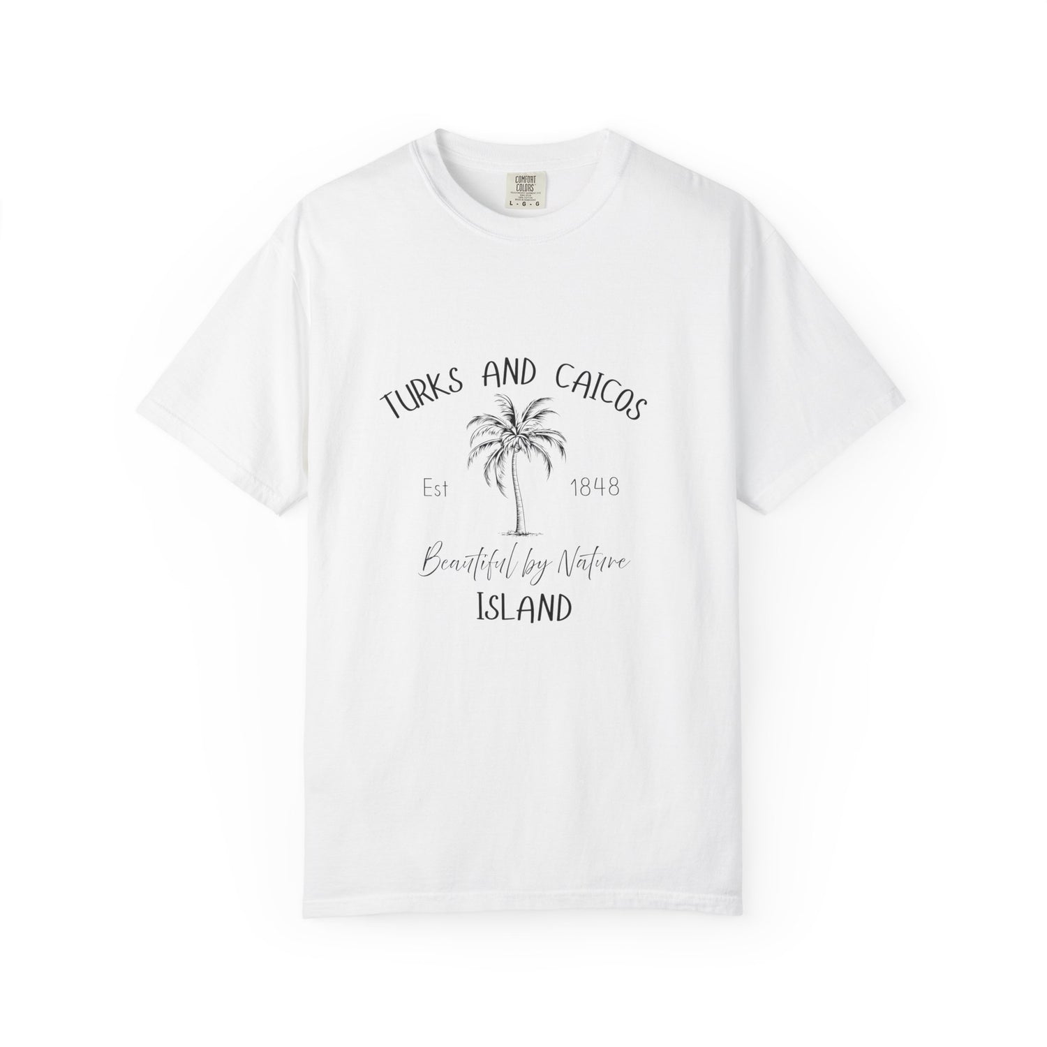 Turks and Caicos Island Garment-Dyed Unisex T-Shirt – Perfect for Beach Days & Summer Vibes