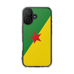 French Guiana  Flag Magnetic Clear Impact Cases | Phone Cases, Personalized Gifts, Unique Accessories, Travel Souvenirs, National Pride