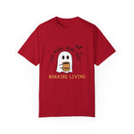 Bonaire Living Ghost Coffee T-shirt - Relaxed Fit for Coffee Lovers
