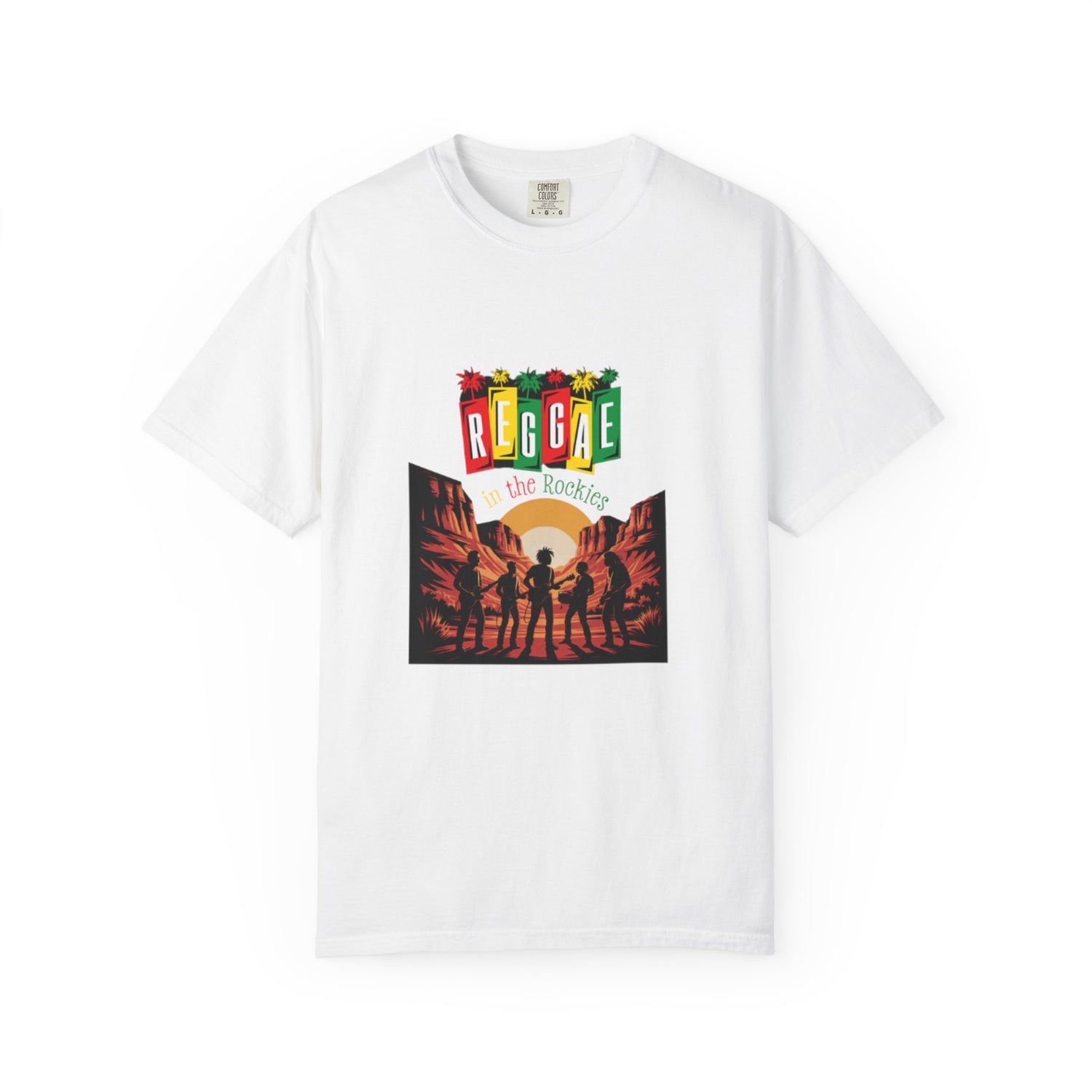 Reggae Music Unisex T-shirt, Vintage Style Tee, Jamaica - Utah  Music Lover Gift, Summer Festival Wear, Gift for Him/Her