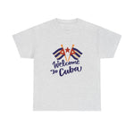 Welcome to Cuba Unisex Heavy Cotton Tee - Perfect Gift for Travelers and Cultural Enthusiasts