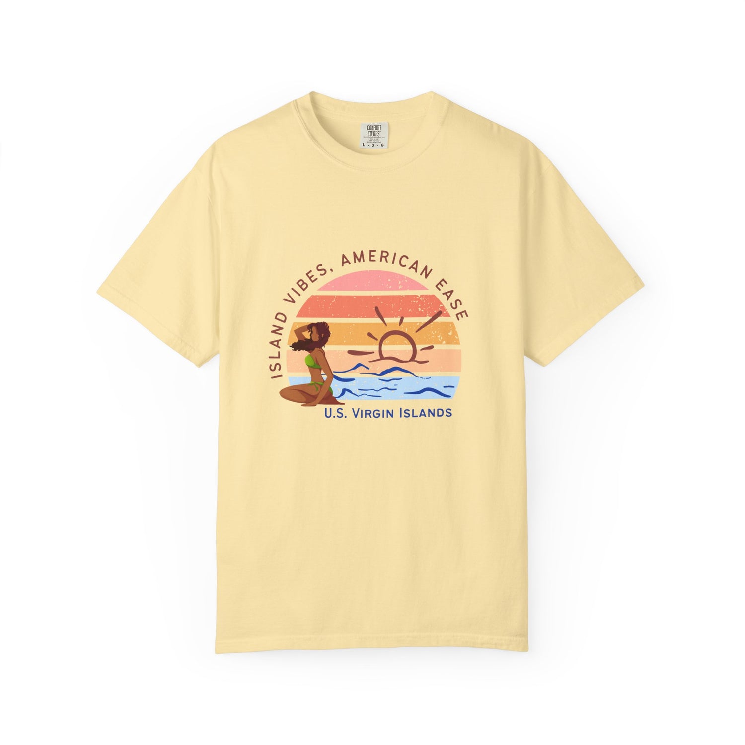 U.S. Virgin Islands T-Shirt, Island Vibes Unisex Tee | Relaxed Fit, Perfect for Beach Days, Gift for Travelers, Summer Wardrobe Essential, Casual Outfit