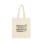 Vintage Anguilla 1980's Cotton Canvas Tote Bag