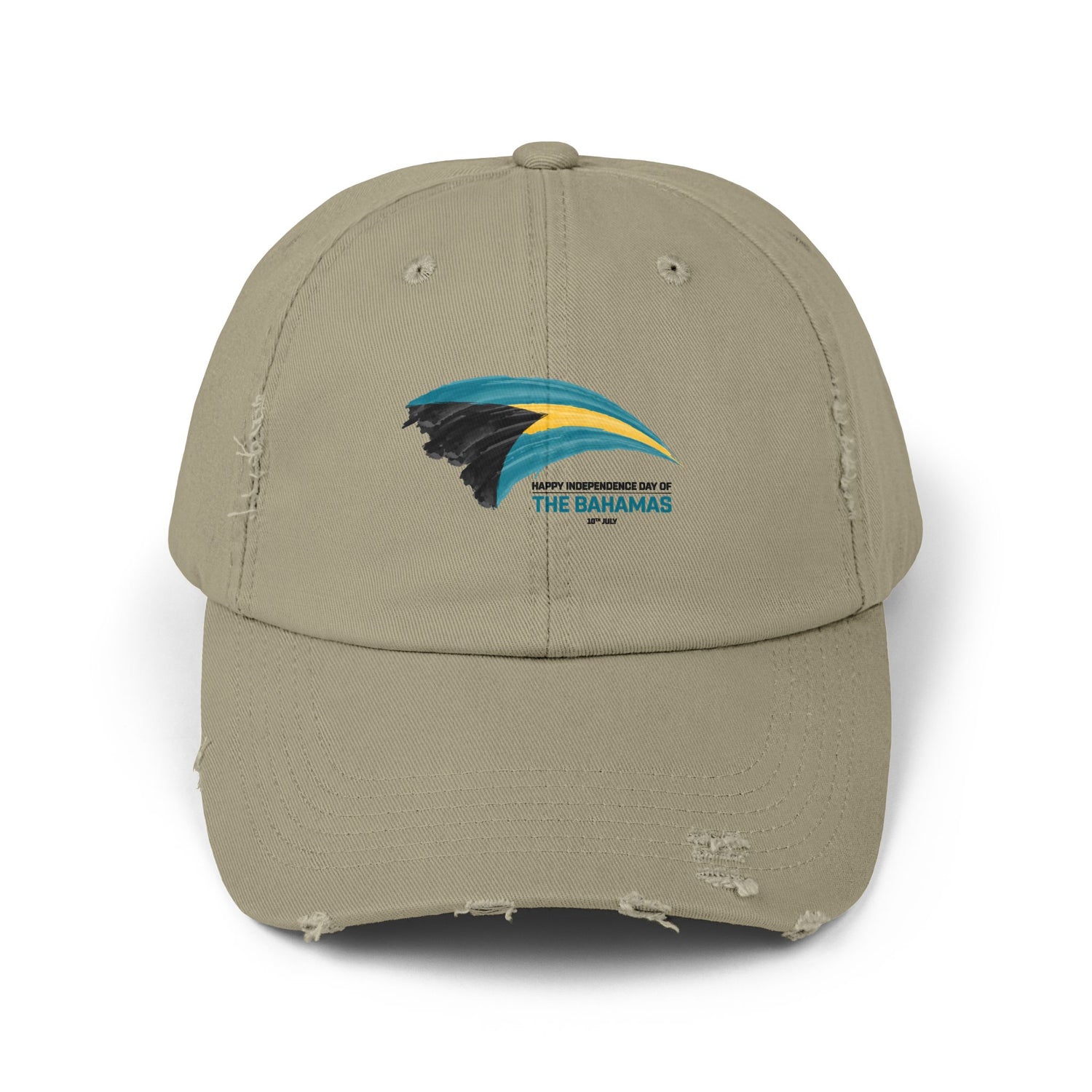 Bahamas Flag Cap Distressed Cap