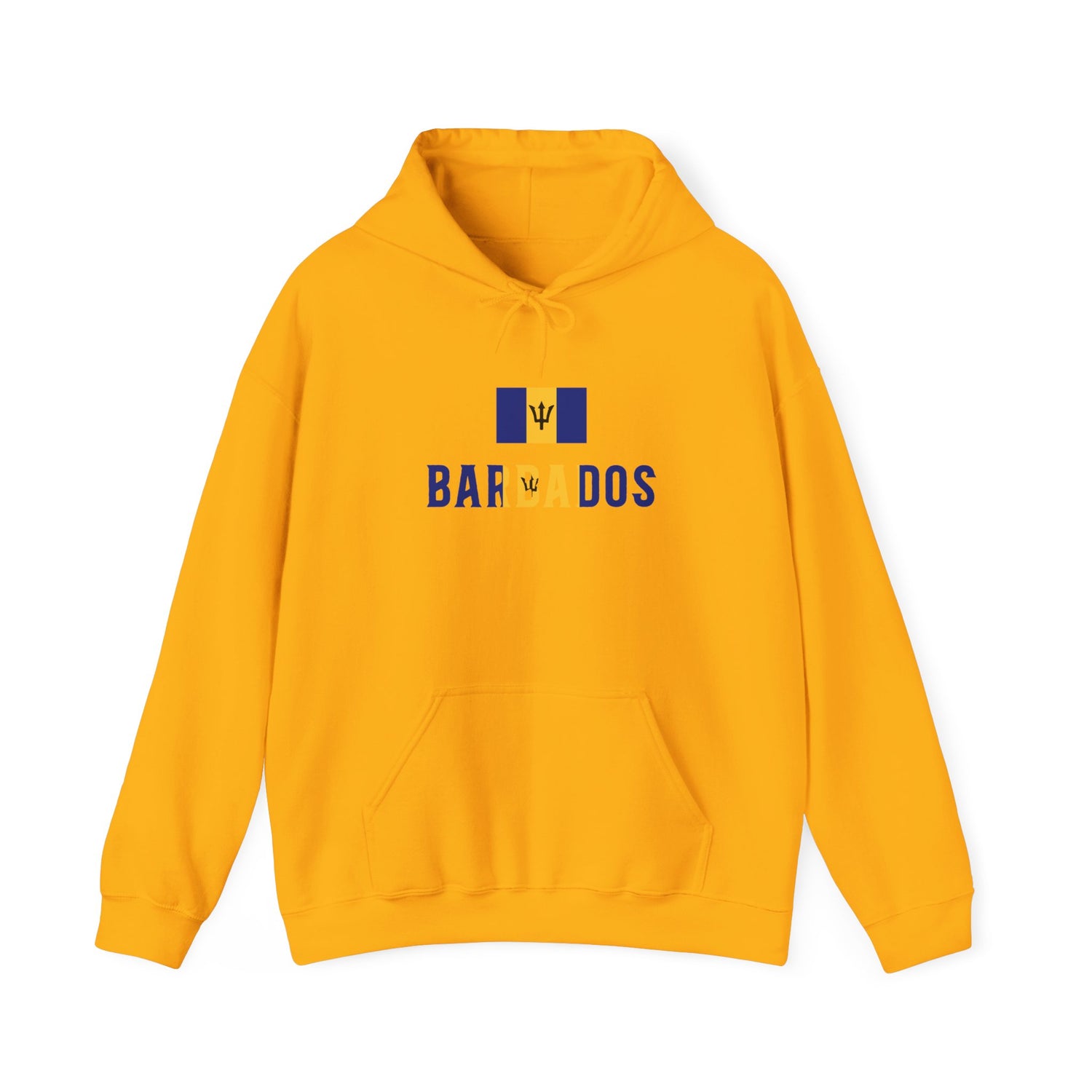 Barbados Flag Hooded Sweatshirt