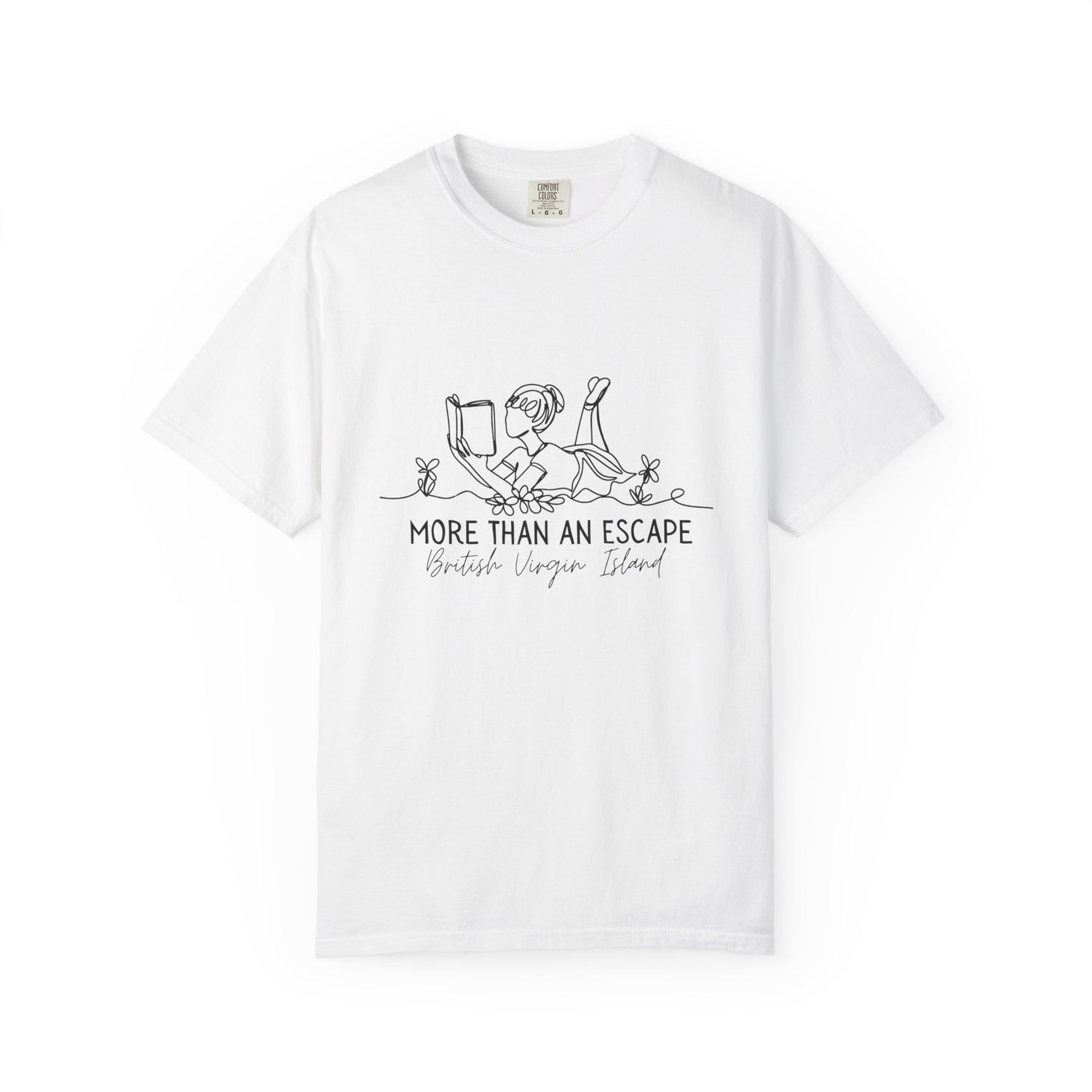 Unisex Garment-Dyed T-shirt - "More Than An Escape" British Virgin Island