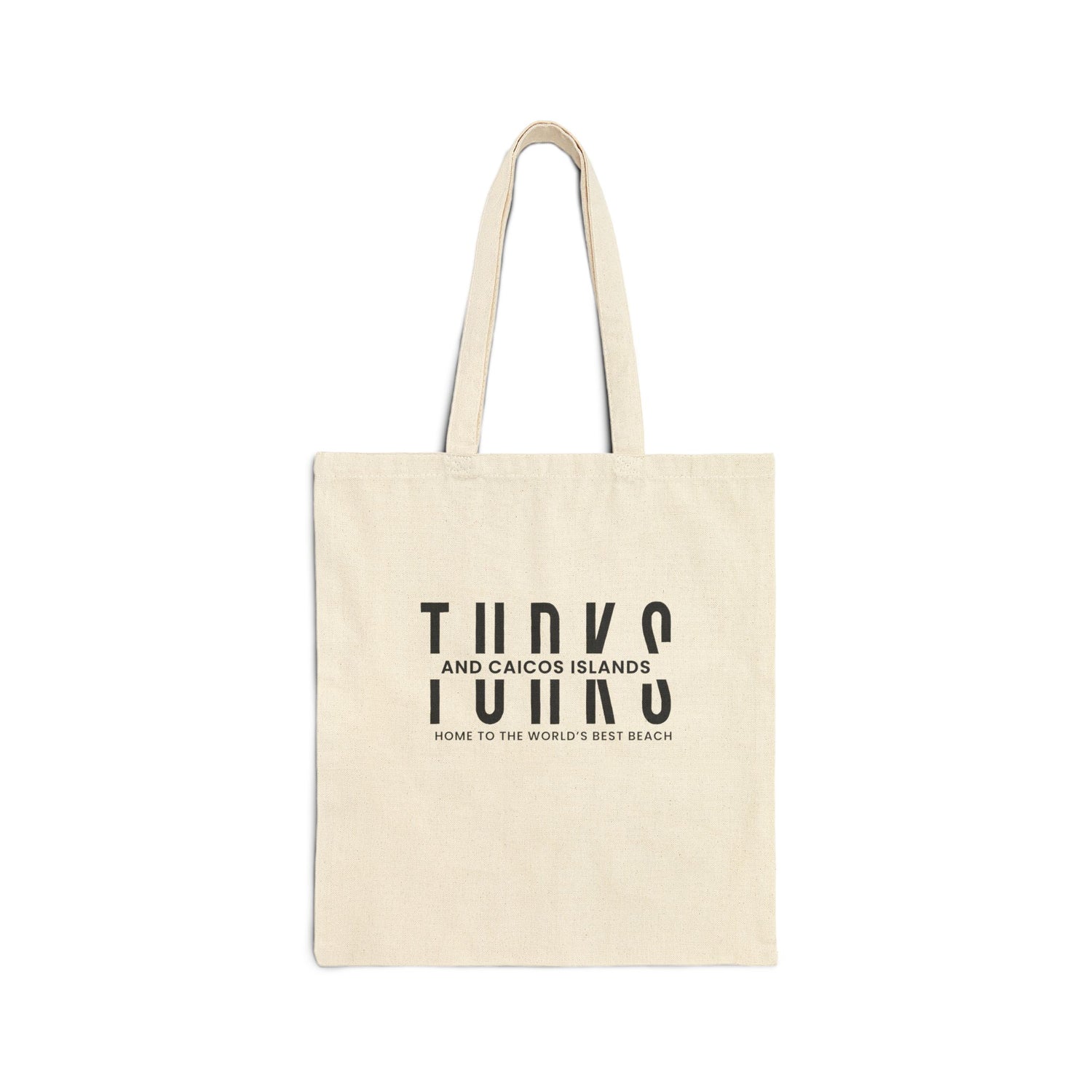 Turks and Caicos Tote Bag - Eco-Friendly Cotton Canvas for Beach Lovers