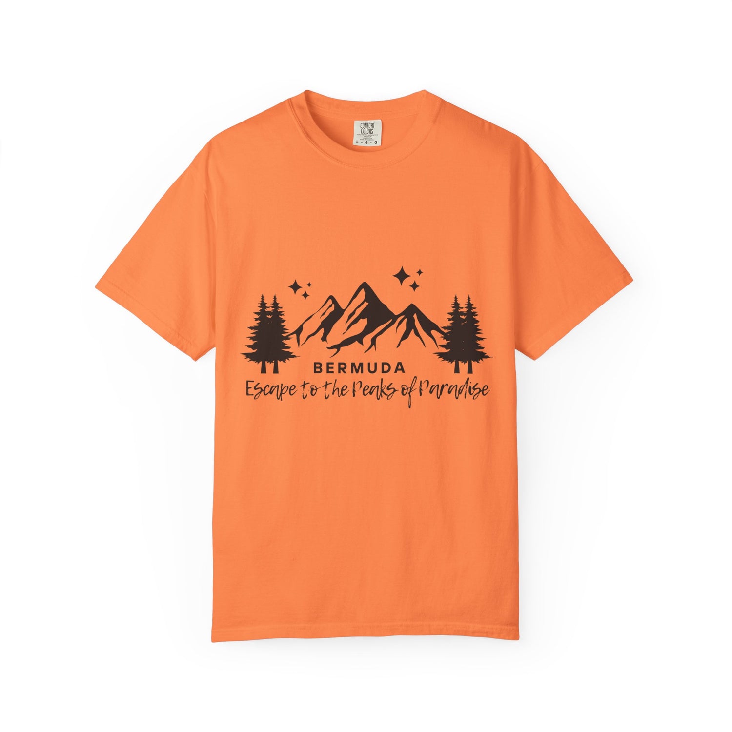 Bermuda Paradise Graphic T-Shirt - Unisex Garment-Dyed Tee for Nature Lovers