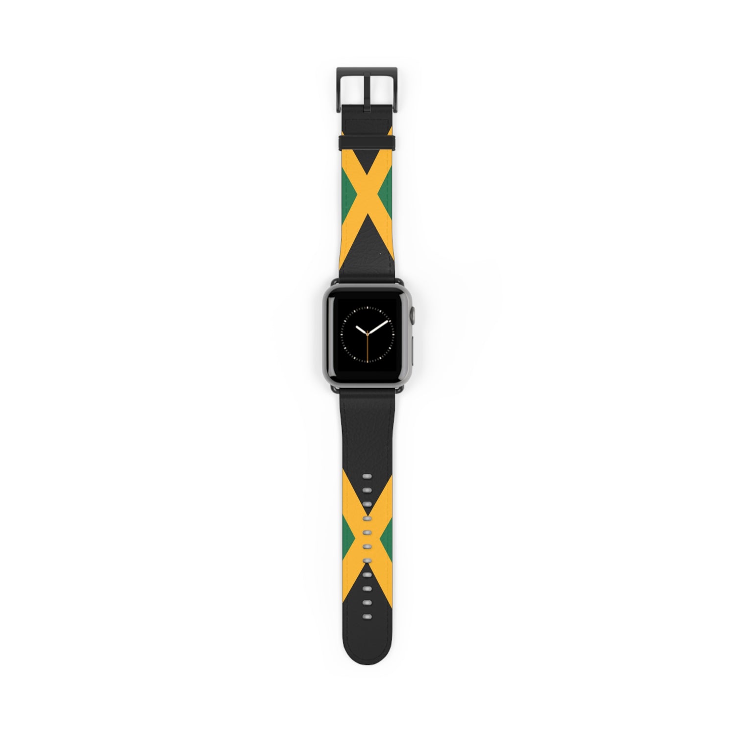 Jamaican Flag Watch Band, Vibrant Accessories, Perfect for Travel Lovers, Gift for Celebrations, Stylish Sports Gear, Unique Timepiece Decor