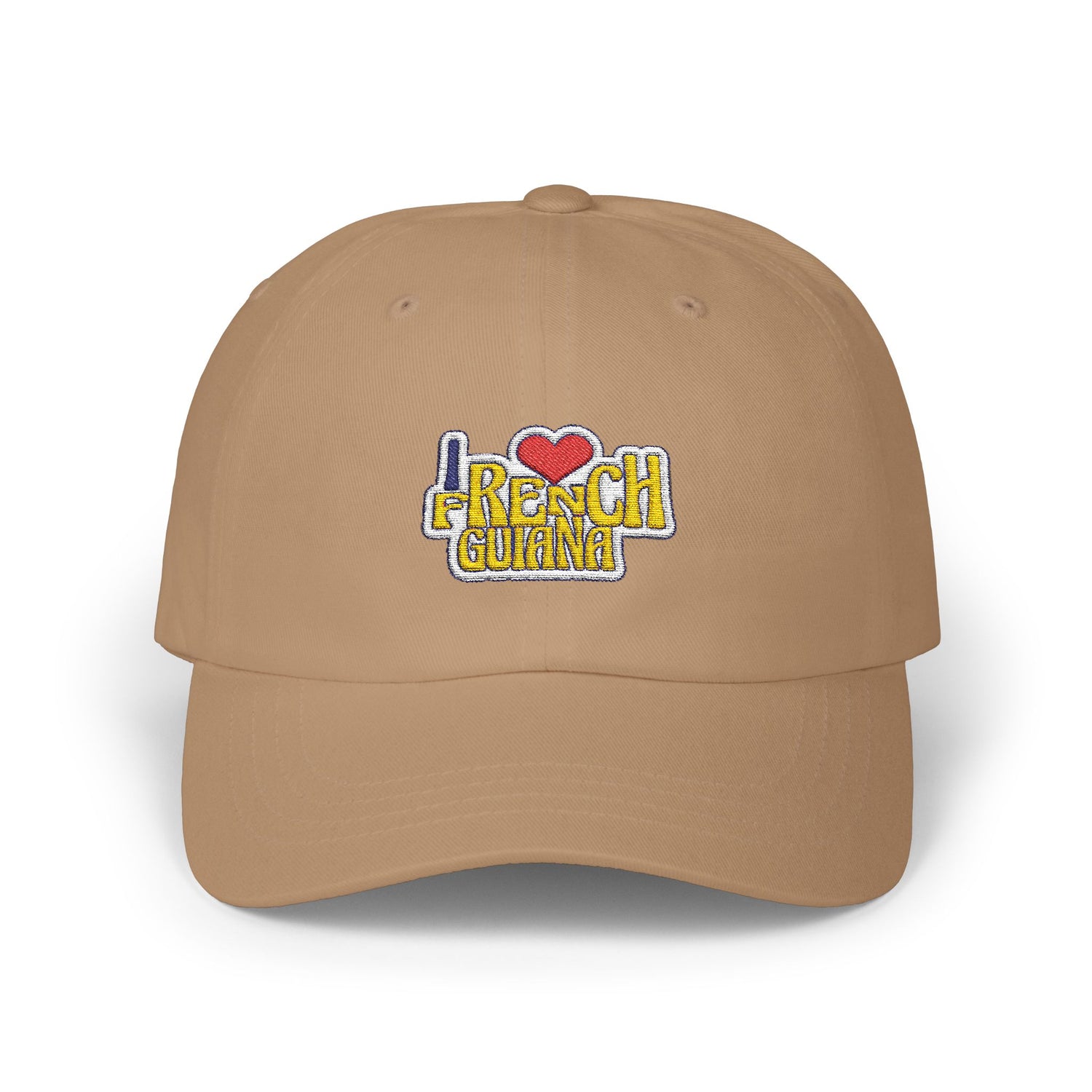 I Love French Guiana Classic Dad Cap - Comfortable Adjustable Baseball Hat