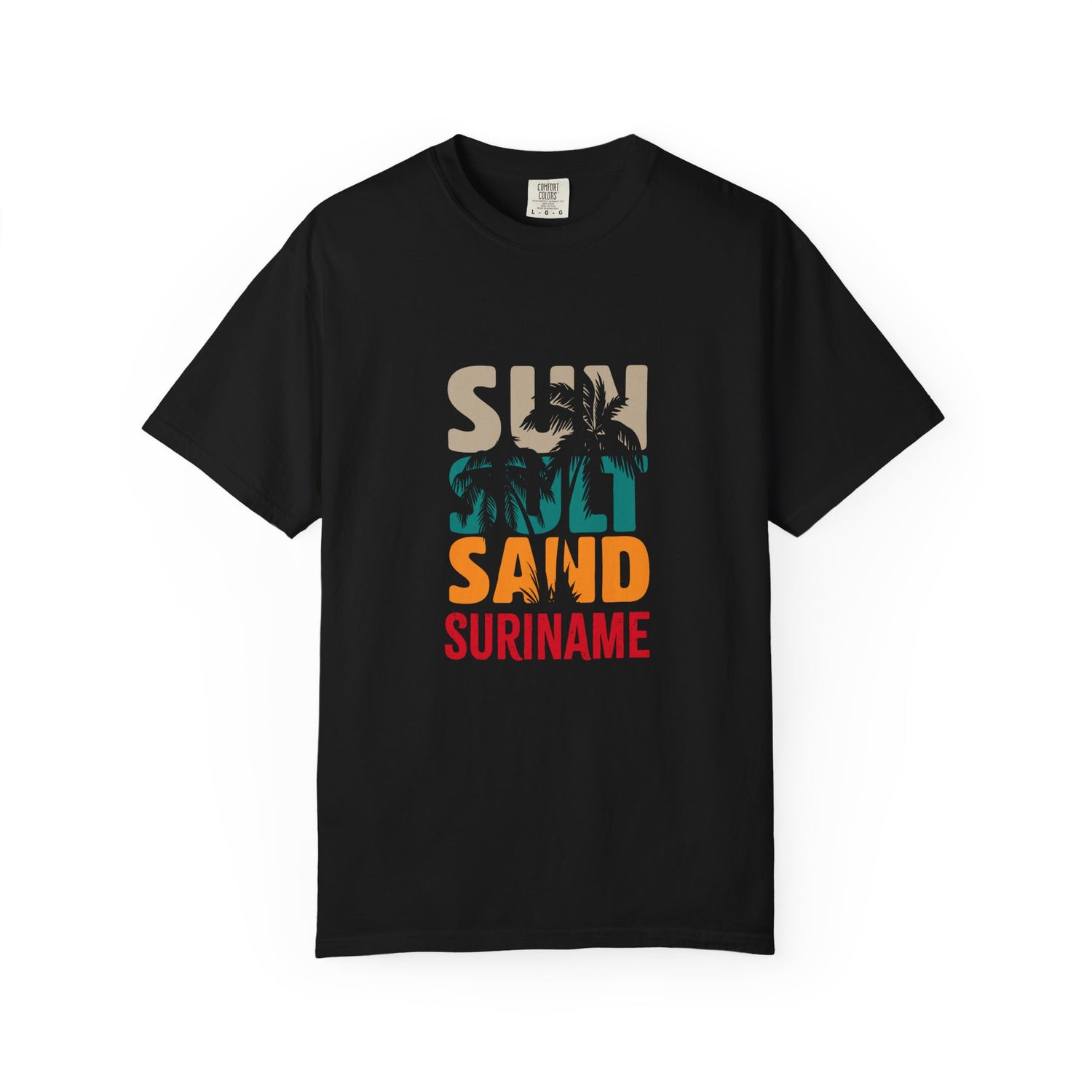 Sun Sand Suriname Unisex Garment-Dyed T-Shirt | Beach Vibe Tee for Summer Adventures