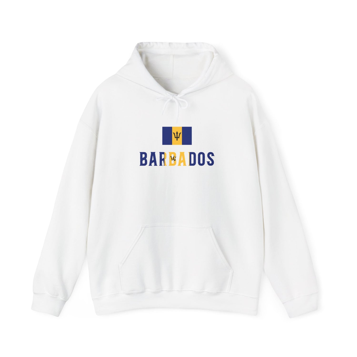 Barbados Flag Hooded Sweatshirt