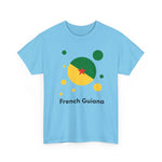 Unisex Zware Franse Guyana Katoenen T-shirt