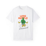 Fun Relaxed Unisex T-Shirt | Less Hustle More Hammock Design | Barbados Shirt