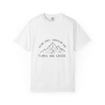 Turks and Caicos Island Spirit T-shirt - Unisex Garment-Dyed Casual Tee