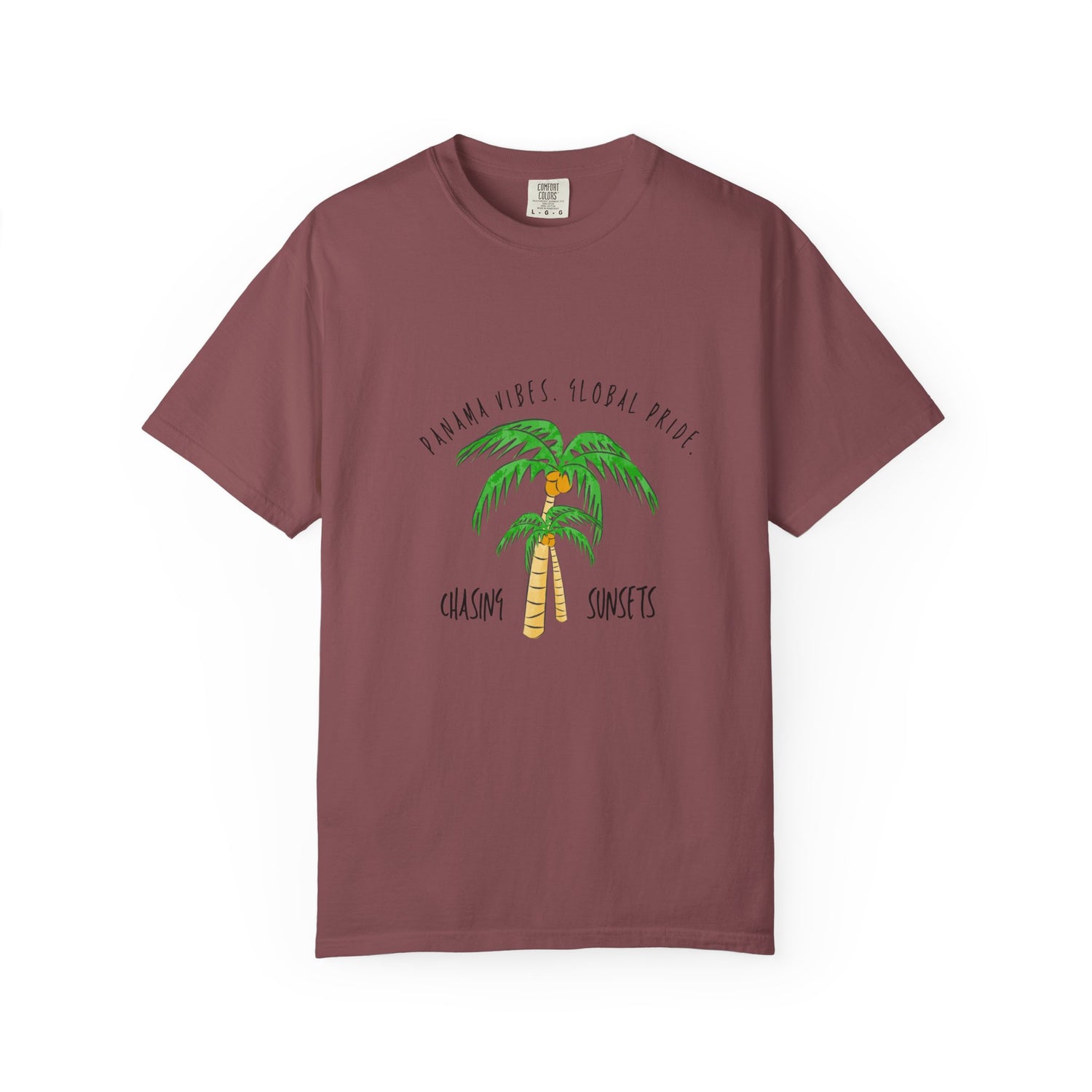 Panama Chill Vibes Graphic T-Shirt -  Sunsets' Tropical Design