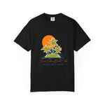 Tropical Vibe Unisex T-Shirt - "Some Shores Bold Colors" Sun & Palm Design | Saint Vincent & the Grenadines