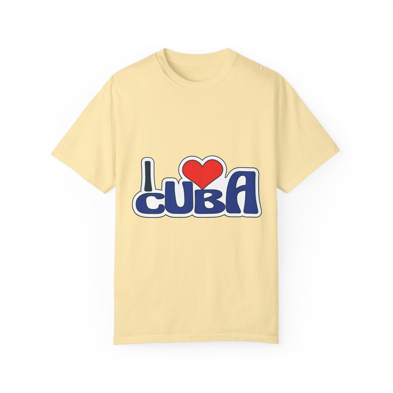 I Love Cuba Unisex Garment-Dyed T-Shirt