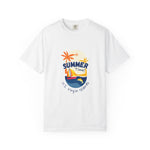 U.S. Virgin Islands T-Shirt Summer Vibes T-Shirt - Unisex Garment-Dyed Tee, U.S. Virgin Islands, Vacation Wear, Beach Trip Essential, Summer Apparel
