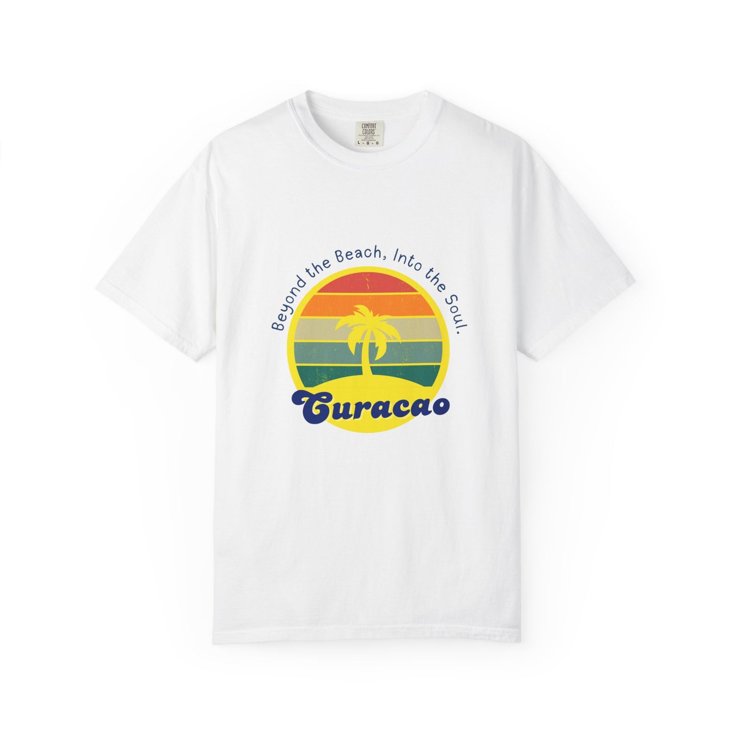 Curacao Beach Vibes Unisex Garment-Dyed T-Shirt – Tropical Summer Tee