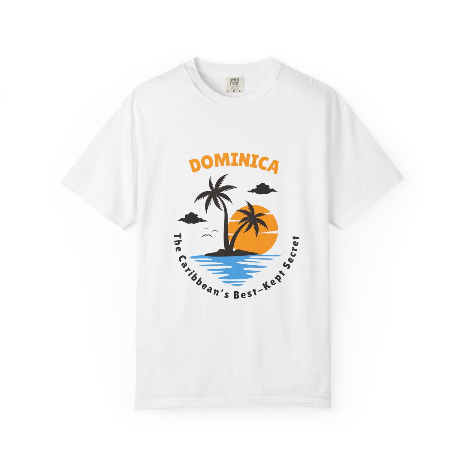 Dominica Sunset Unisex Garment-Dyed T-Shirt | The Caribbean's Best-Kept Secret