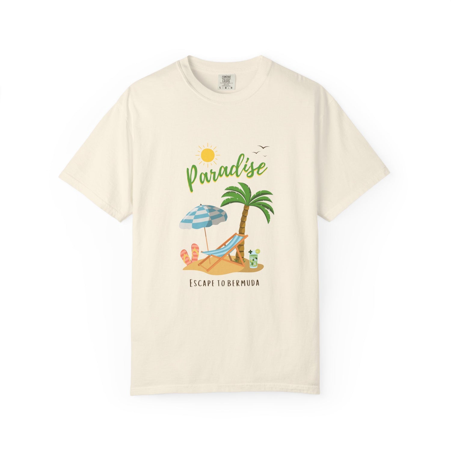 Bermuda Paradise Escape Unisex Garment-Dyed T-Shirt - Summer Vibes