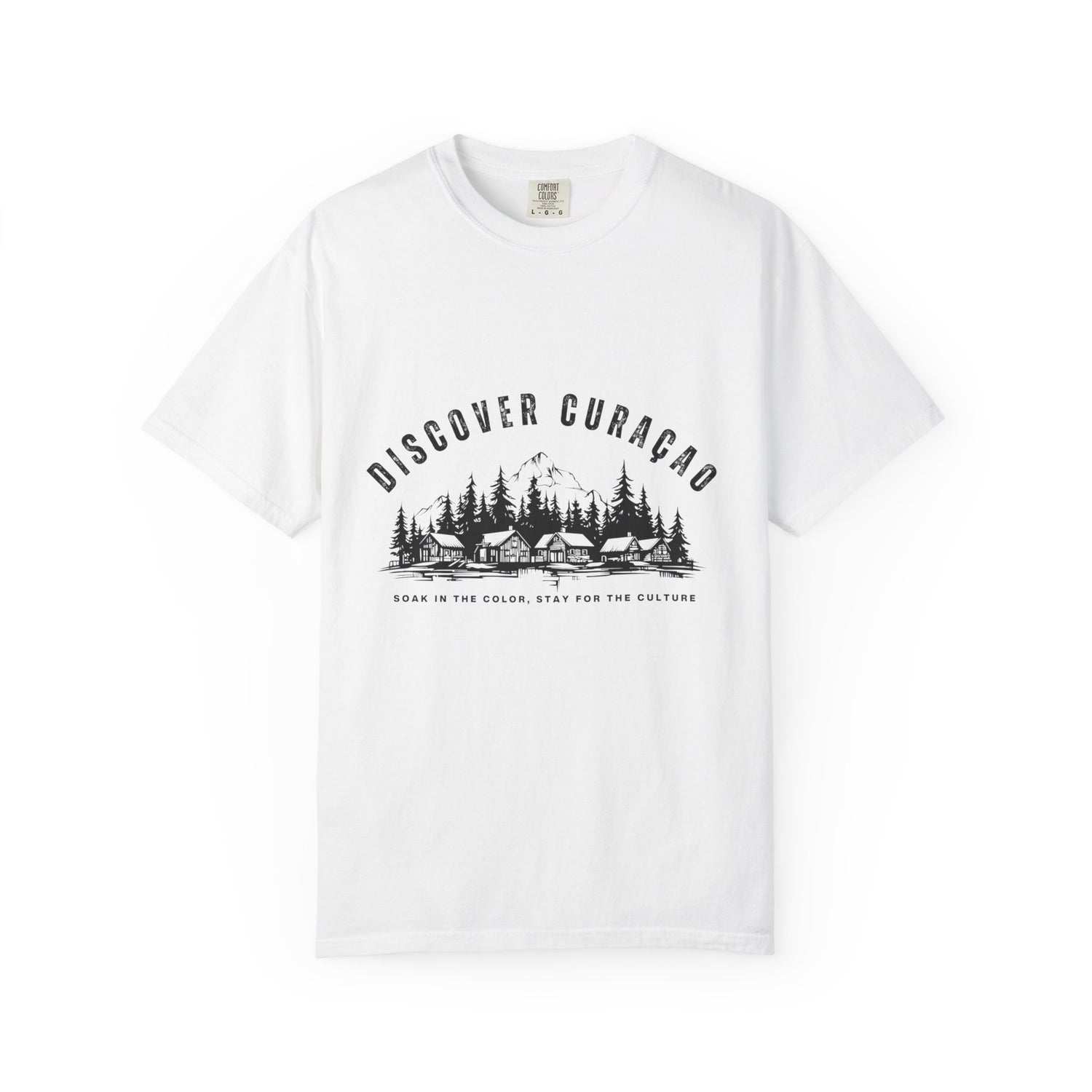 Adventure Awaits: Discover Curacao Unisex Garment-Dyed T-Shirt