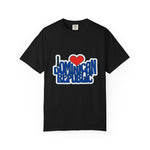 I Love Dominican Republic T-Shirt - Unisex Garment-Dyed Tee for Travelers and Locals