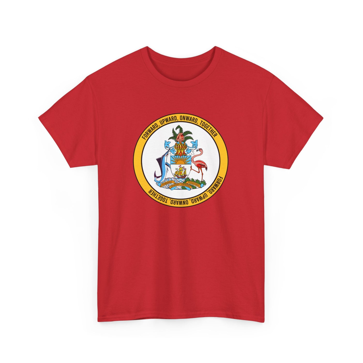 Unisex Heavy Bahamas Katoenen T-shirt