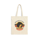 Anguilla Beach Vibes Cotton Canvas Tote Bag - Eco-Friendly Travel Essential