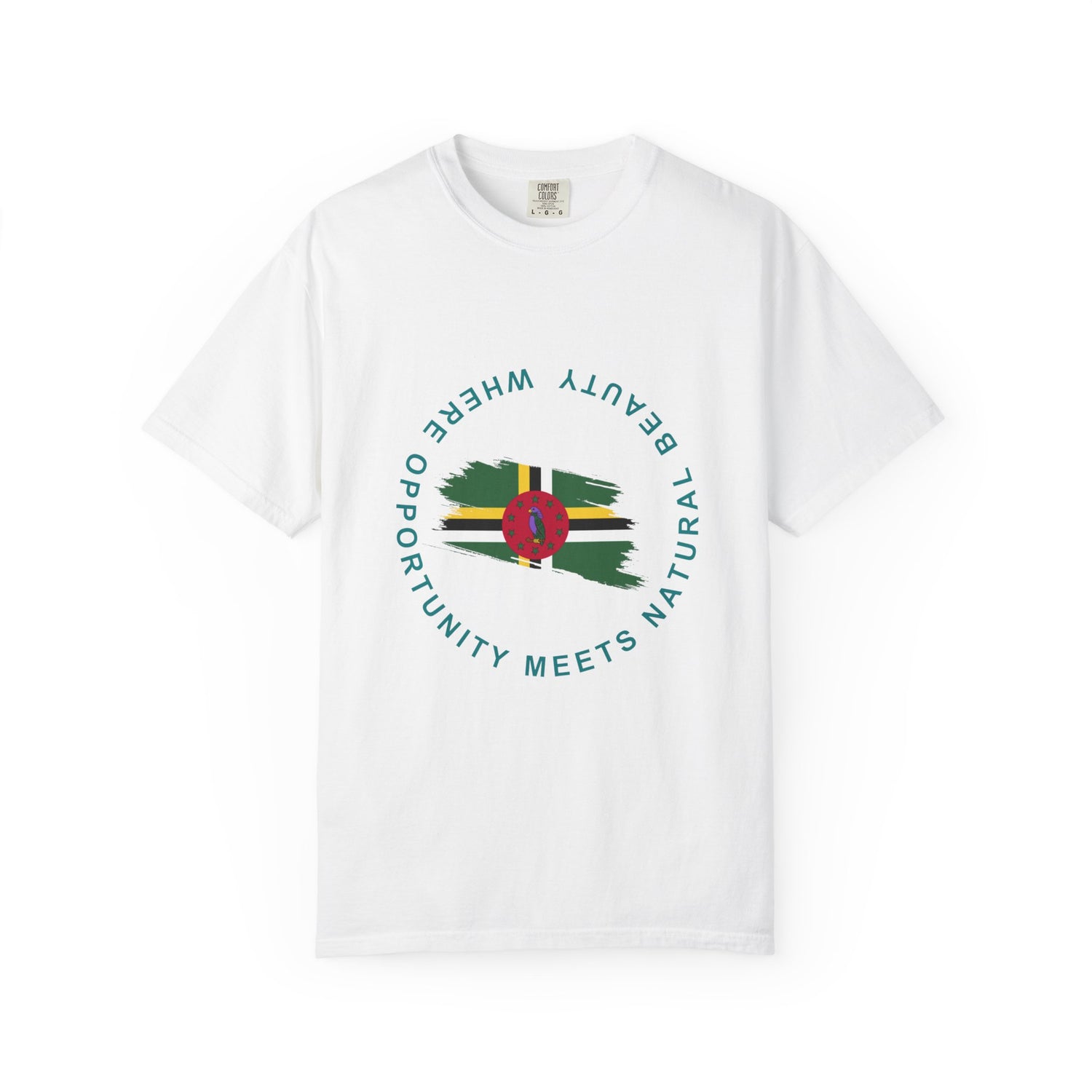 Dominica Unisex Garment-Dyed T-Shirt - "Where Opportunity Meets Natural Beauty"