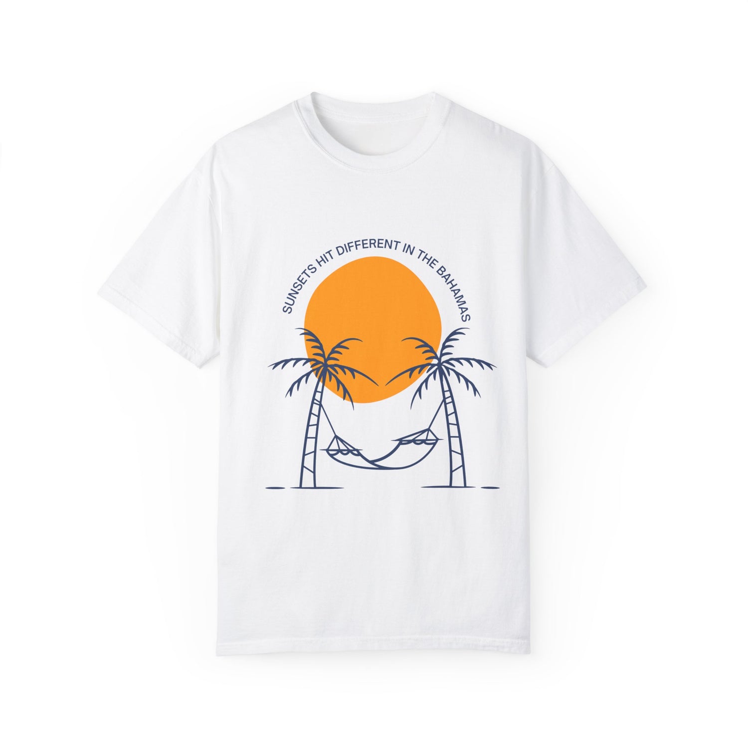 Sunset Vibes Unisex T-Shirt - 'Sunsets Hit Different in The Bahamas'