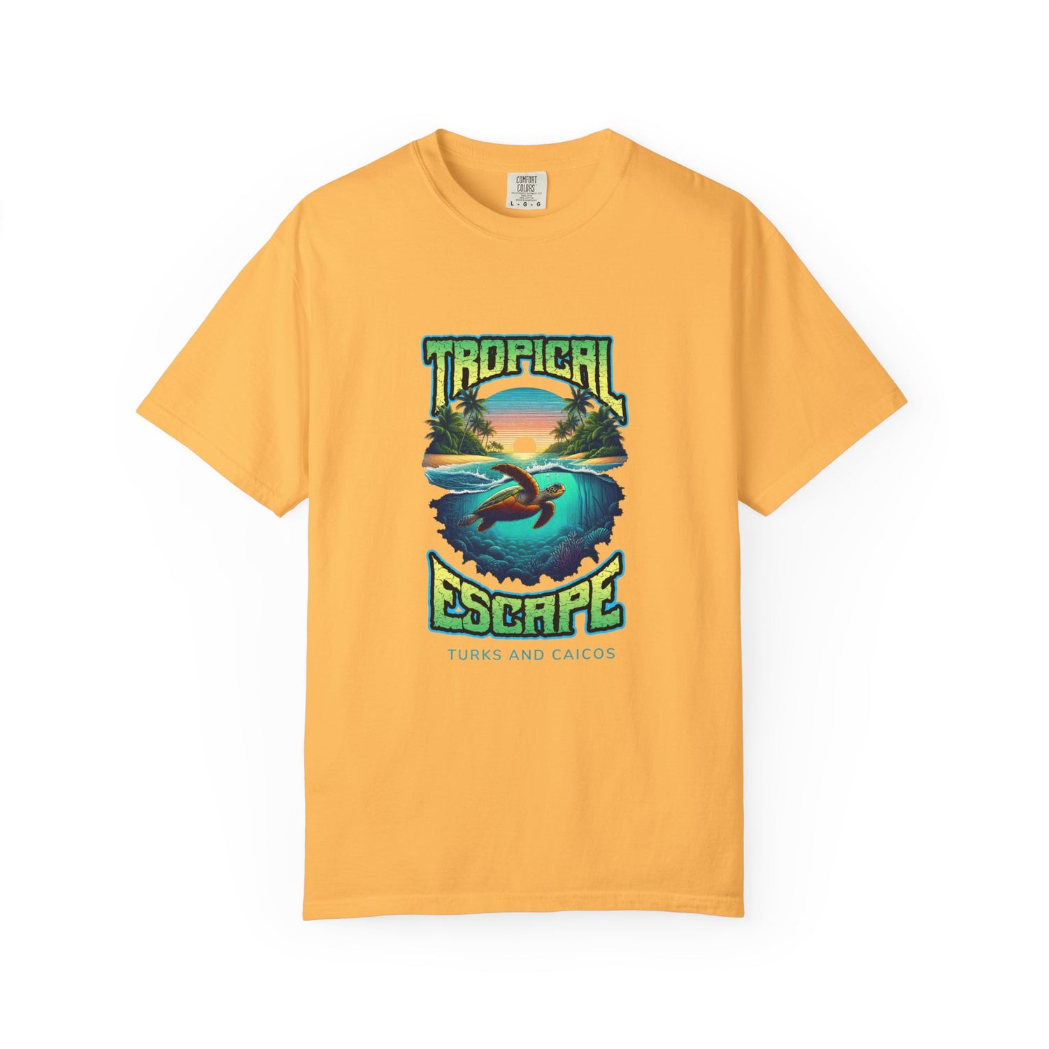 Tropical Escape Unisex T-Shirt | Perfect for Beach Days and Vacations | TURKS AND CAICOS