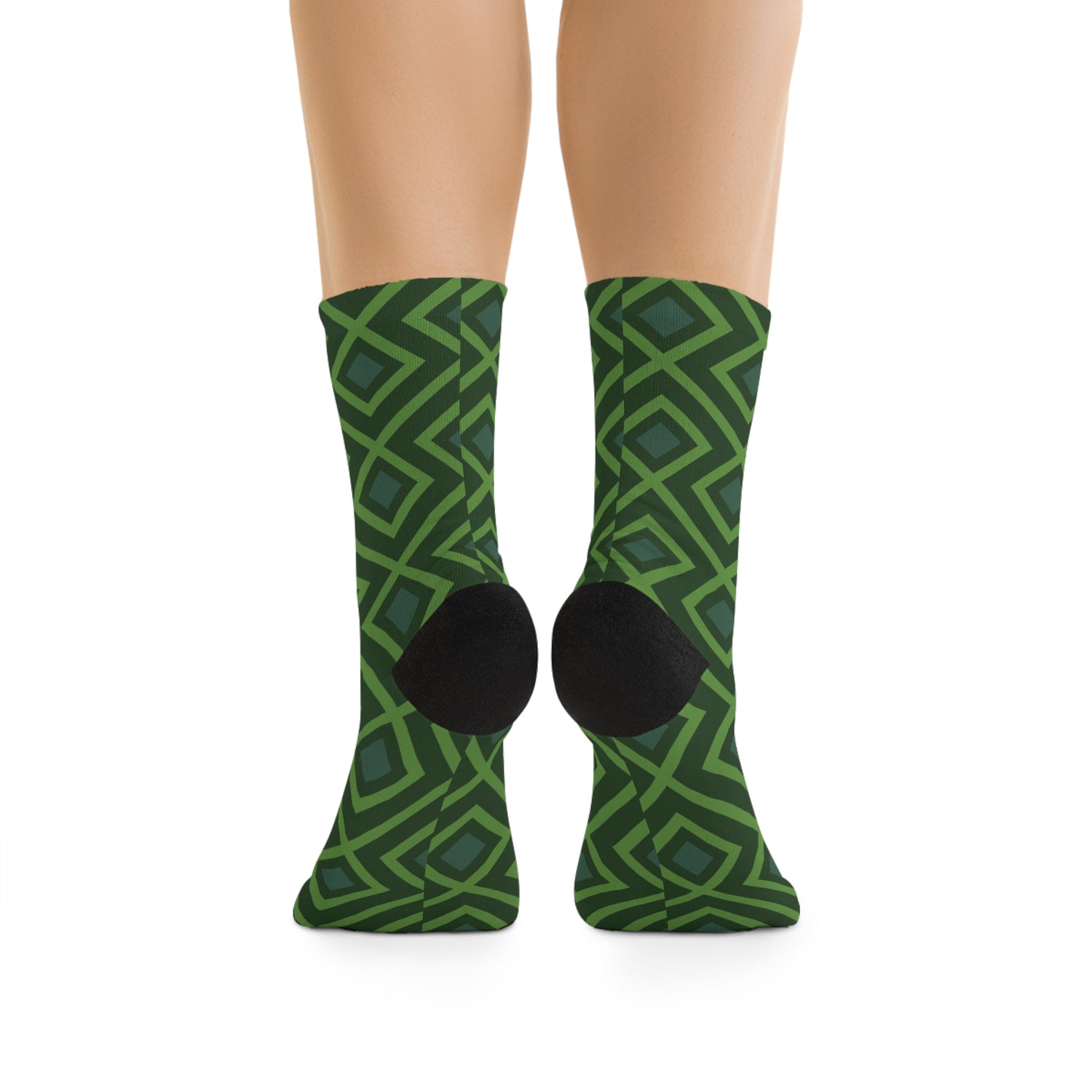 Jamaica Eco-Friendly Geometric Pattern Socks - Sustainable Fashion for Everyday Wear
