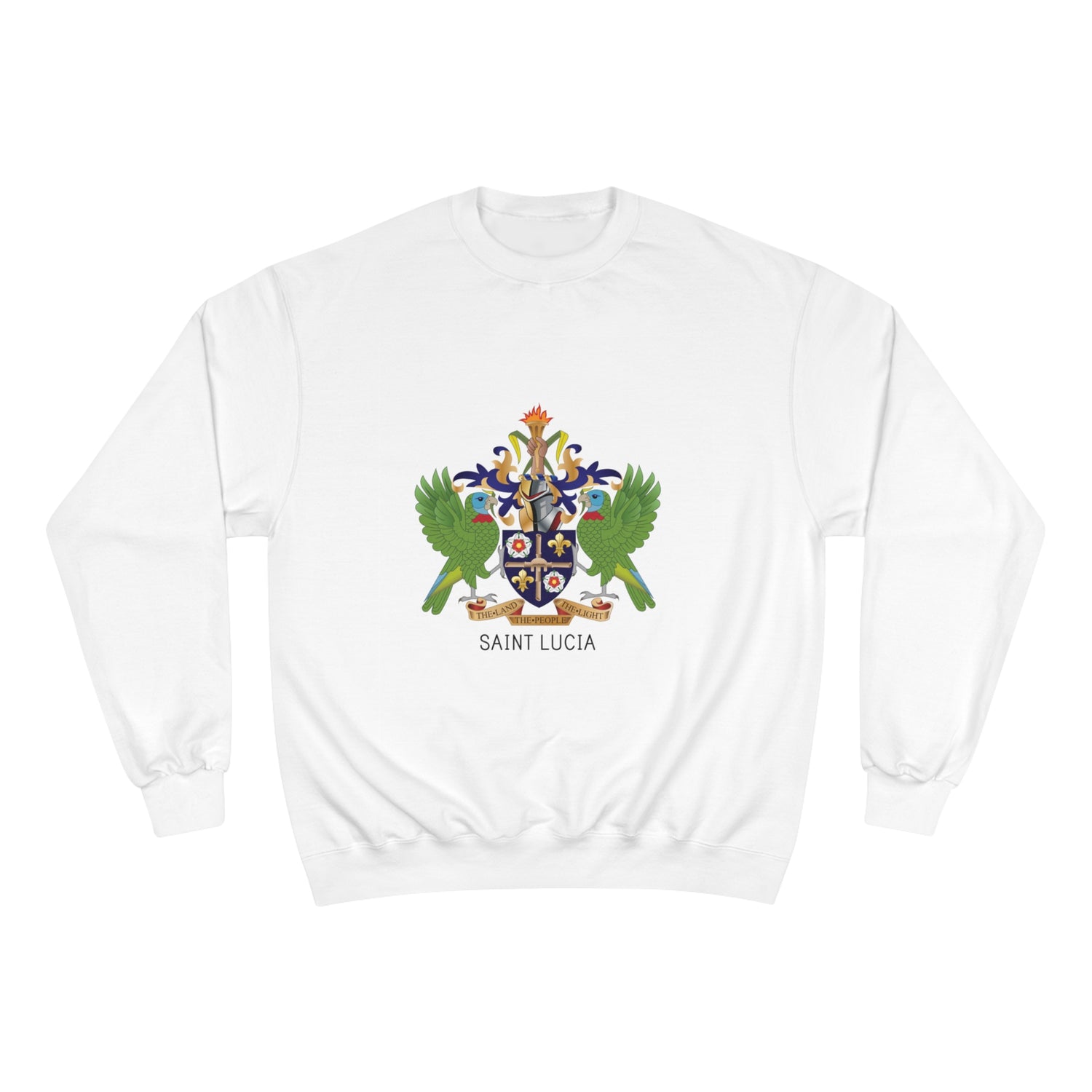Saint Lucia Champion Sweatshirt - Cozy Heritage Apparel