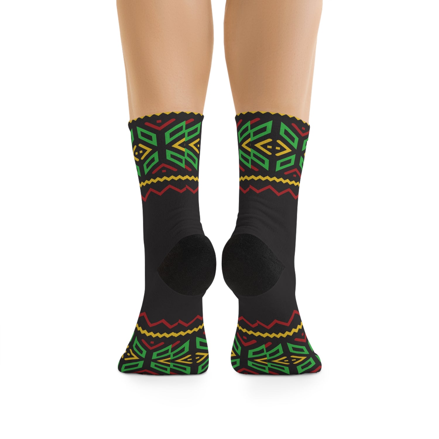 Eco-Friendly Patterned Socks - Vibrant  Inspired Design | Saint Kitts & Nevis
