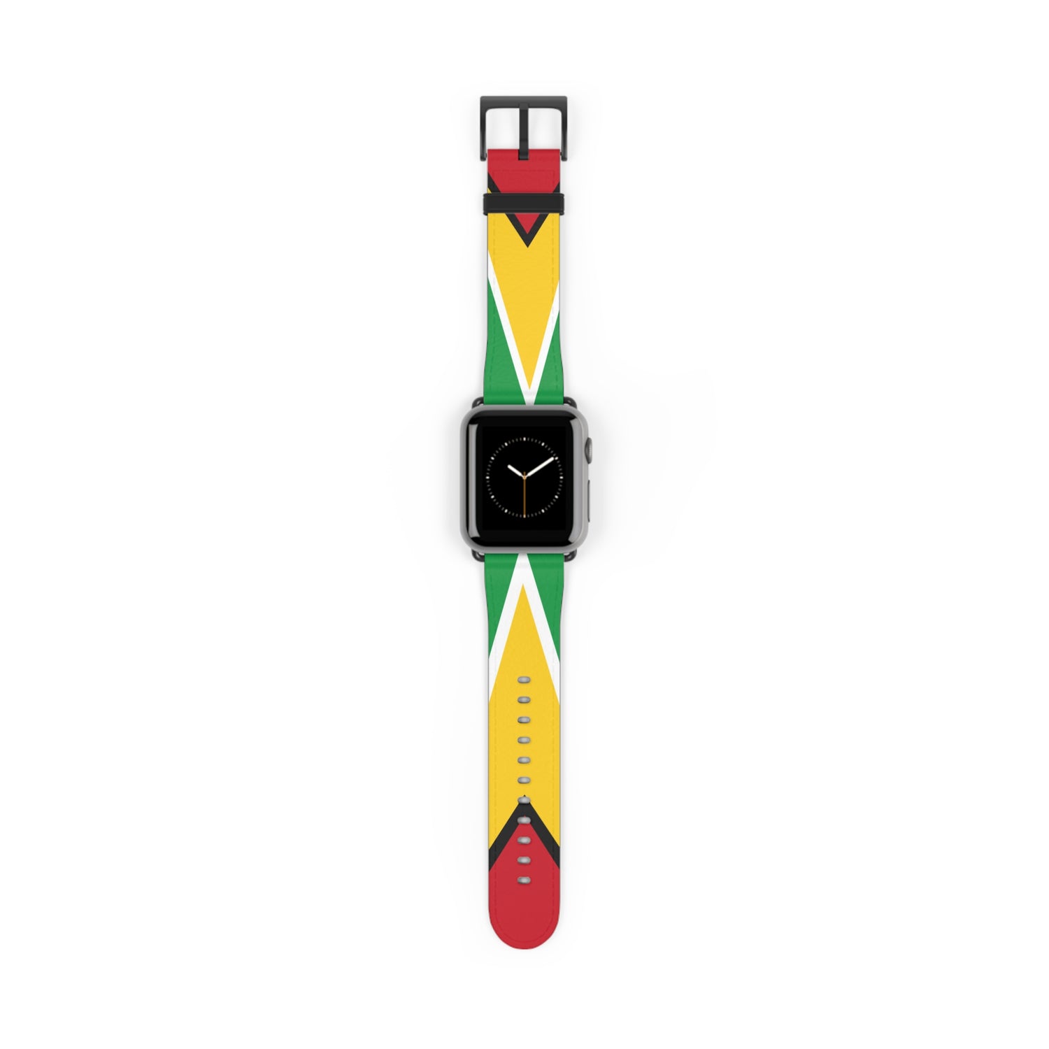 Guyana Vibrant Watch Band - Colorful Tropical Design, Fitness Tracker Strap, Fashion Accessory, Gift for Adventurers, Summer Vibe