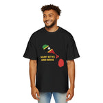 Saint Kitts and Nevis Map Men's Heavy Oversized Tee