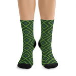 Jamaica Eco-Friendly Geometric Pattern Socks - Sustainable Fashion for Everyday Wear