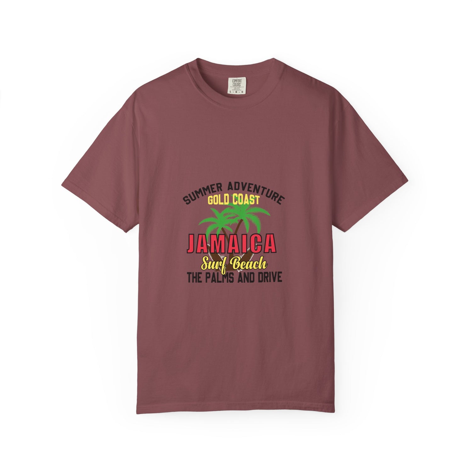 Summer Adventure Jamaica T-Shirt – Unisex Garment-Dyed Tee for Beach Lovers