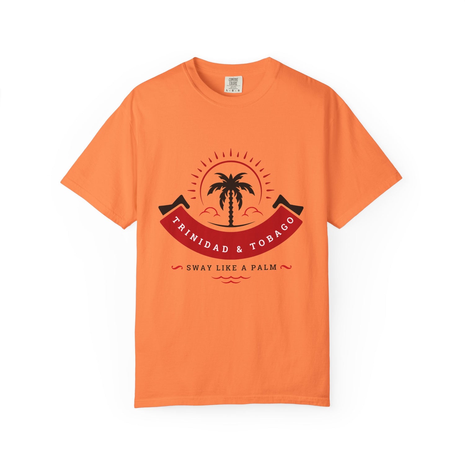 Trinidad & Tobago Sway Like a Palm T-Shirt - Unisex Garment-Dyed Tee