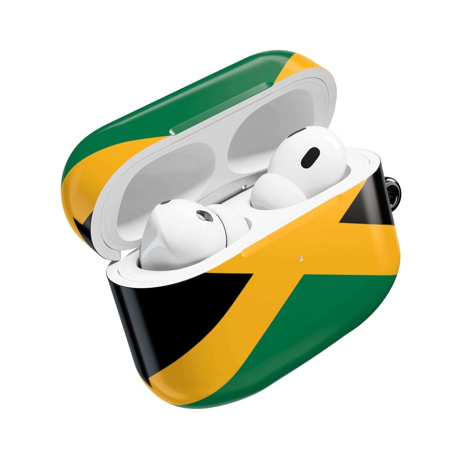 Jamaican Flag AirPod Case, Stylish Accessories for Music Lovers, Gift for Travelers, Personalized Bluetooth Case