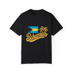 Bahamas Unisex Garment-Dyed T-Shirt - Tropical Vibes, Beachwear Essential